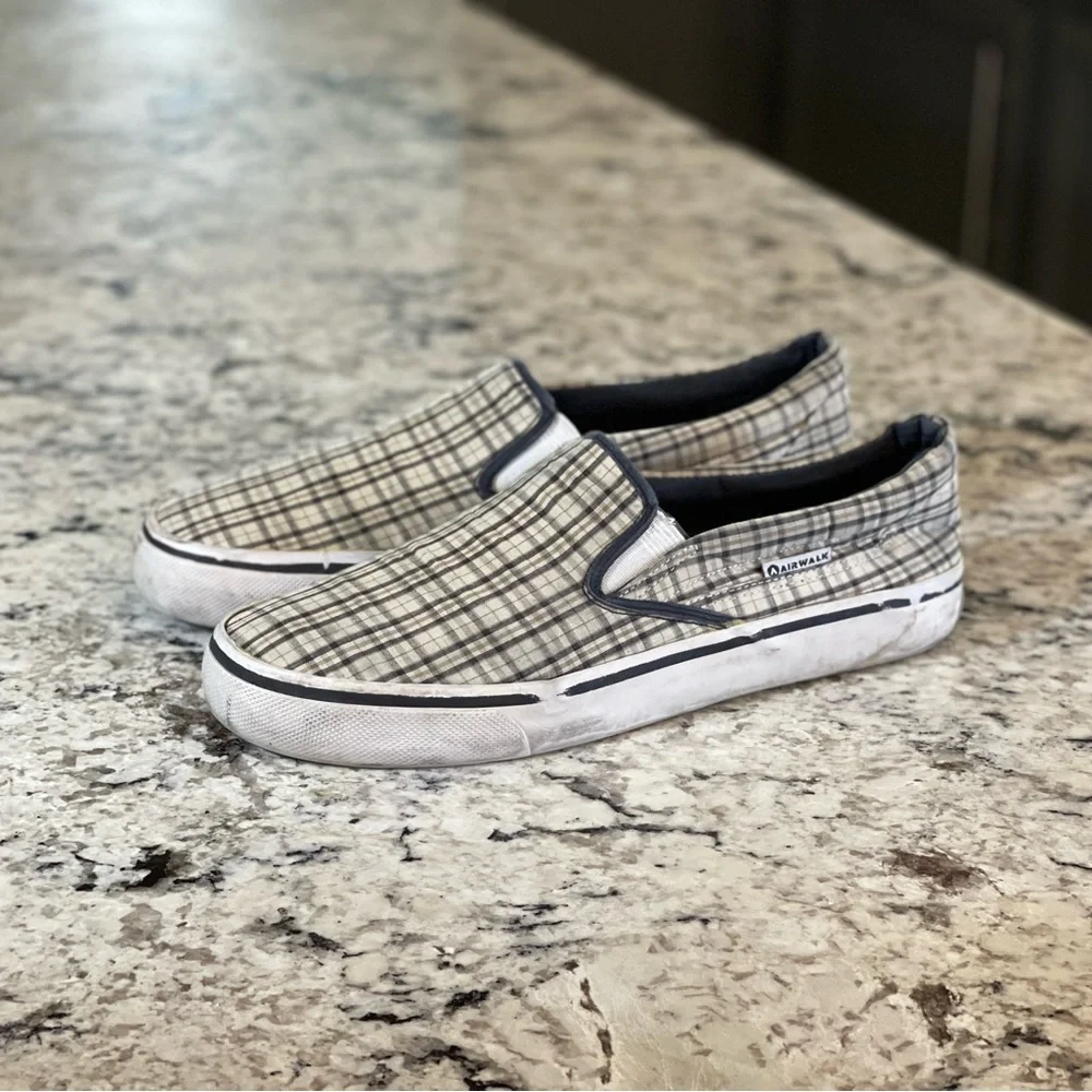 STPL x Airwalk Slip On Vintage 2009 Classic Shoe SKATE Wearable Art Jeff Staple Airwalk | Shoes | Air Walk Landing Bolt Slip On Shoes | Poshmark main image 2